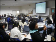 掲示板で届いた他校の作品を受信