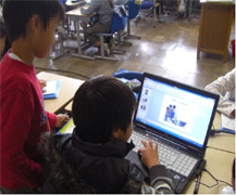 授業用ノートPCを使ってプレゼン作り