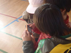 再生しフォームを確認しているところ